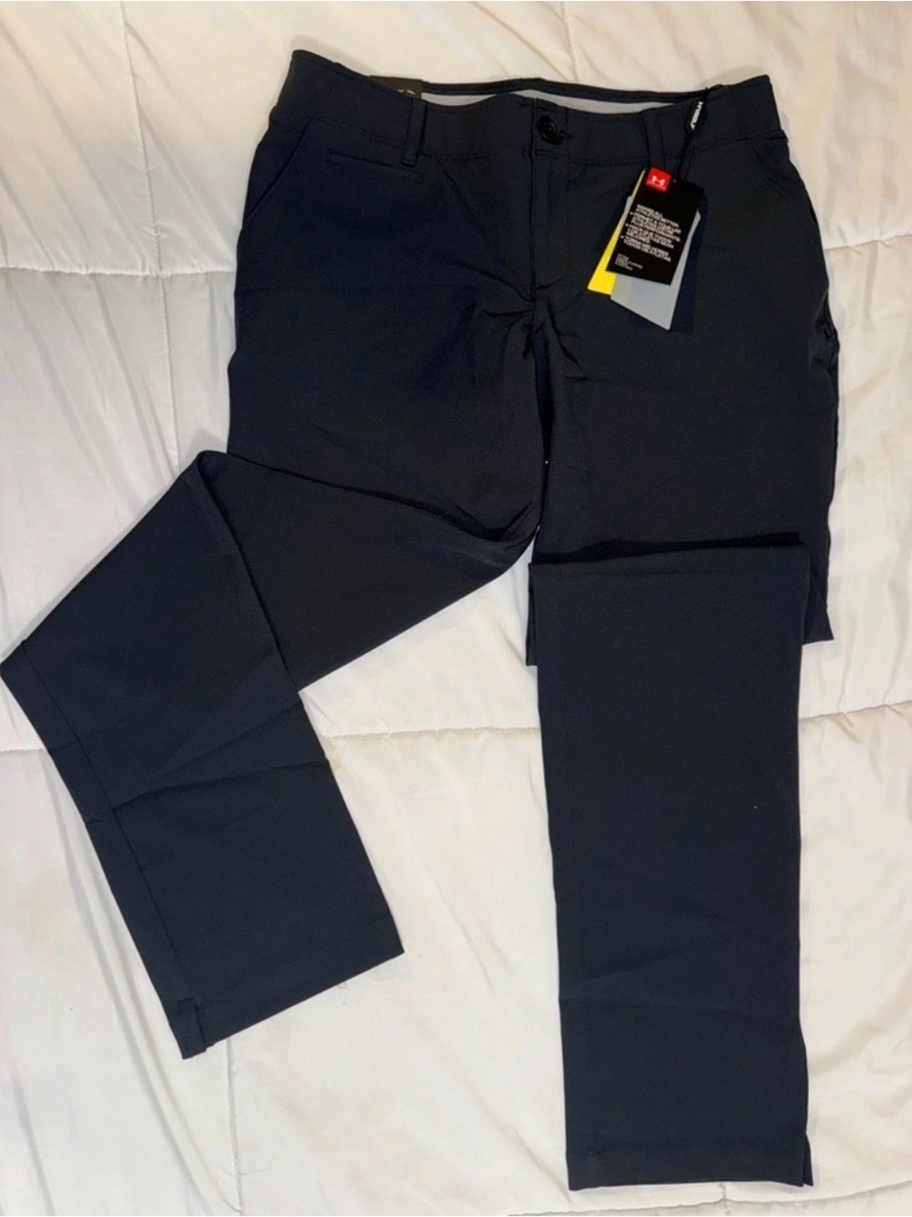 Under Armour Men's Black Chino-Style Stretch Pants